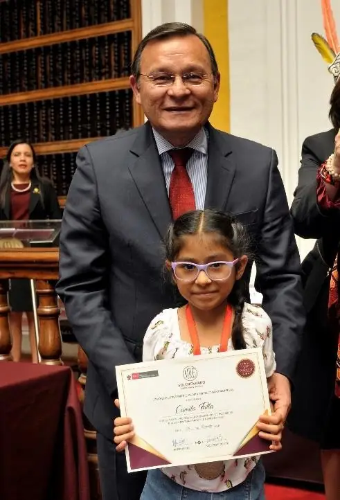 Reconocimiento a beneficiario vinculado al proyecto Ese Eja